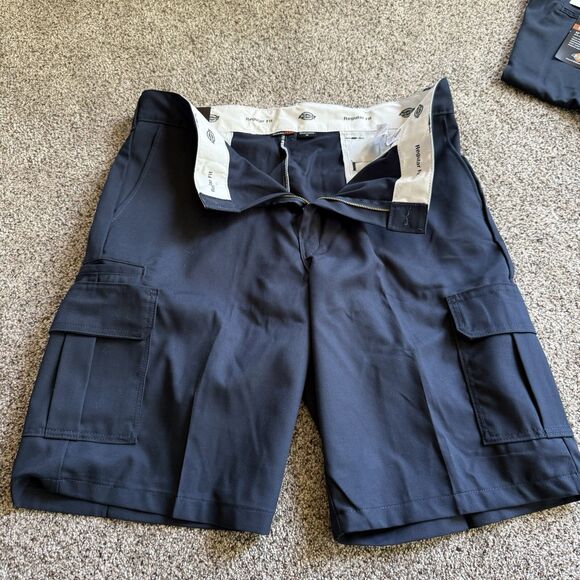 LOT Dickies Cargo Shorts 11 Inch Inseam Regular fit Size 40 Waist Navy Work NWT - Picture 6 of 11